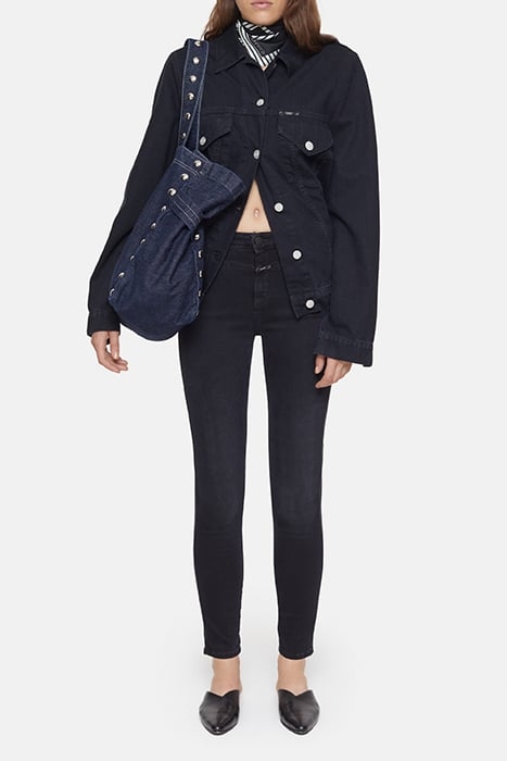 STYLE NAME SKINNY PUSHER JEANS DARK GREY 6