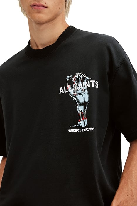 UNDERGANG SS CREW WASHED BLACK 5