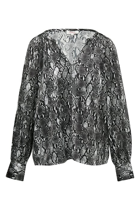 S.OLIVER BLOUSES GREY/BLACK 4