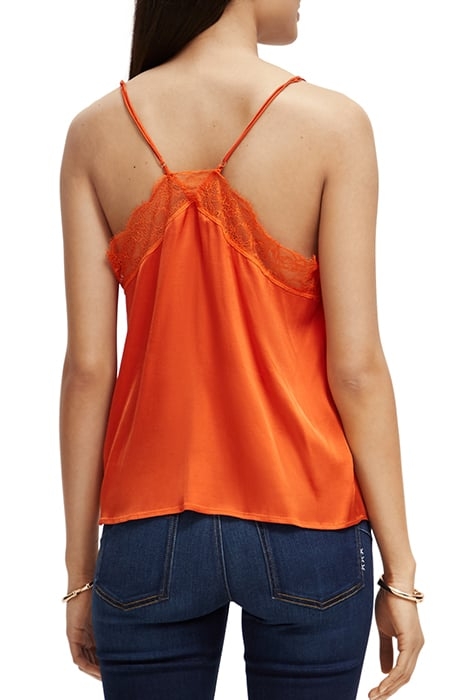 CAMISOLE WITH LACE DETAIL RED SKIES 2