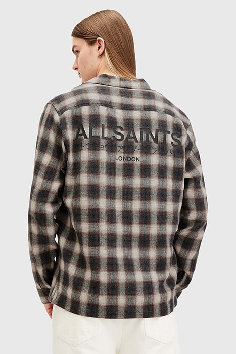 UNDRGRND LS CH SHIRT BISON RED 2