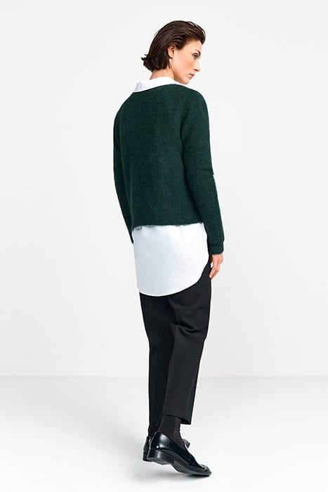 COZY CARDIGAN RECYCLED MIDNIGHT JADE 2