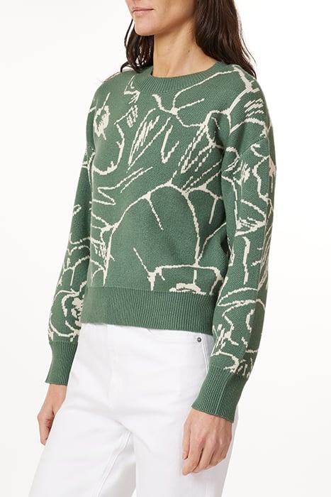 WEAR ME 2 WAY CARDI DARK FOREST 6