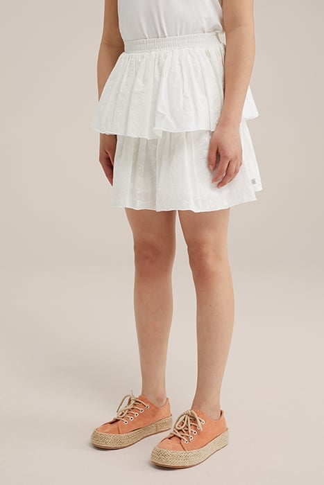 SKIRT MEDIUM LENGTH WHITE 1