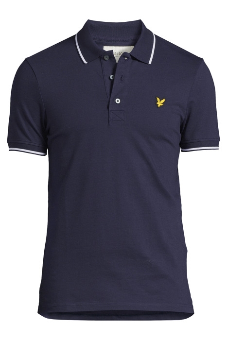 TIPPED POLO SHIRT NAVY/ WHITE 3