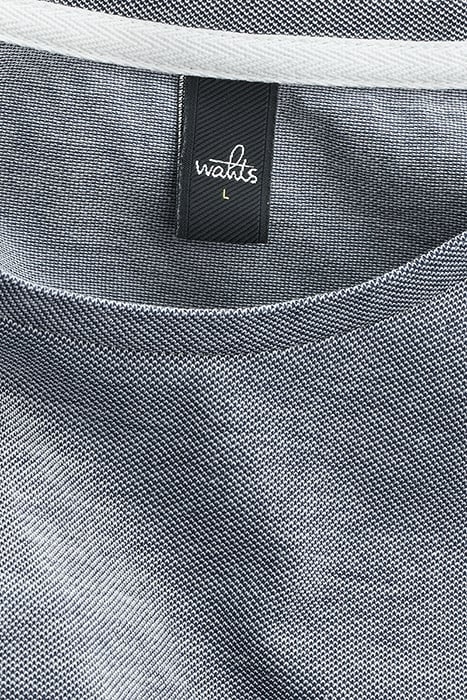 DEAN | PIQUÉ T-SHIRT NAVY WHITE MELANGE 3