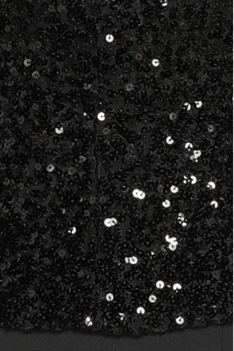 SEQUINNED-TULLE TOP BLACK 5