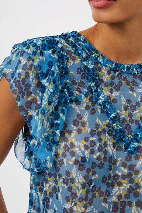 MEADOW DITSY V NECK BLOUSE MISC. 3