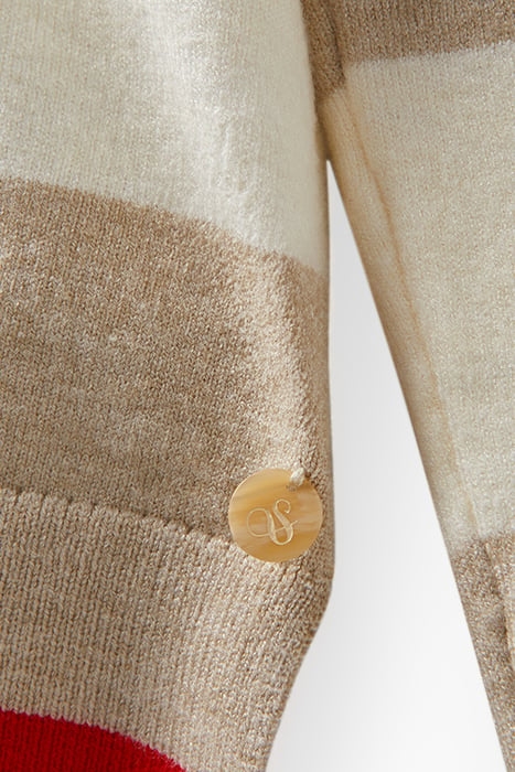 POLO SWEATER OATMEAL/SUGAR SWIZZLE 7