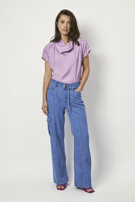 BLOOM DRAPEY DETAILED TOP FONDANT PINK 1