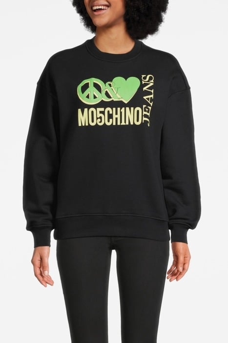 COTTON SWEATSHIRT BLACK 1