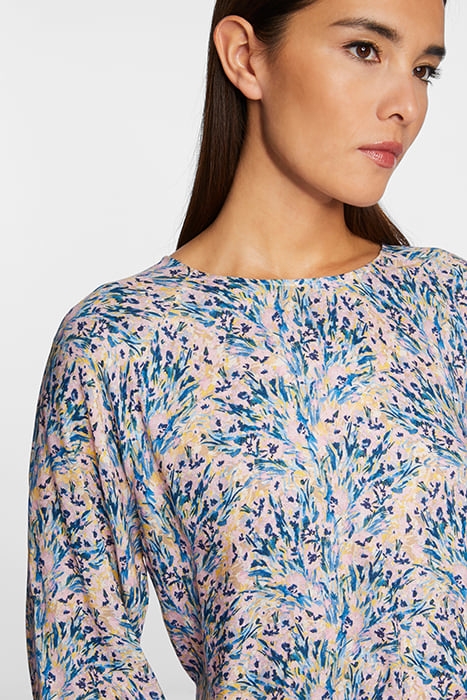 PRINTED BLOUSE WITH ROUND NECK ROSE QUARTZ 5