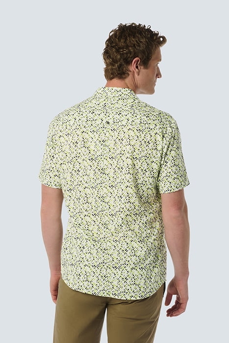 SHIRT SHORT SLEEVE ALLOVER PRINTED LIME 2