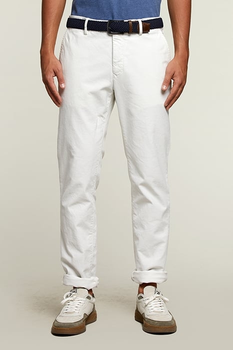 SLIM FIT COTTON CHINO FOAM BEIGE 1