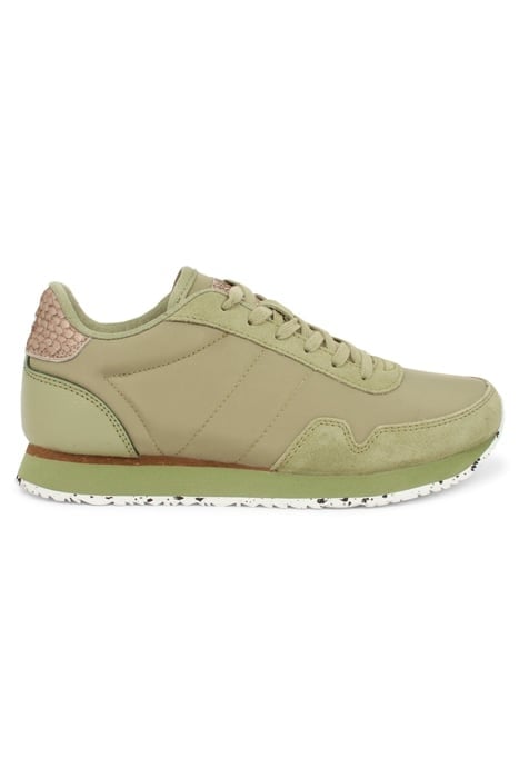 NORA III LEATHER DUSTY OLIVE 1