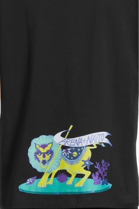 UNISEX ARENA FUN PLANET T-SHIRT BLACK 4