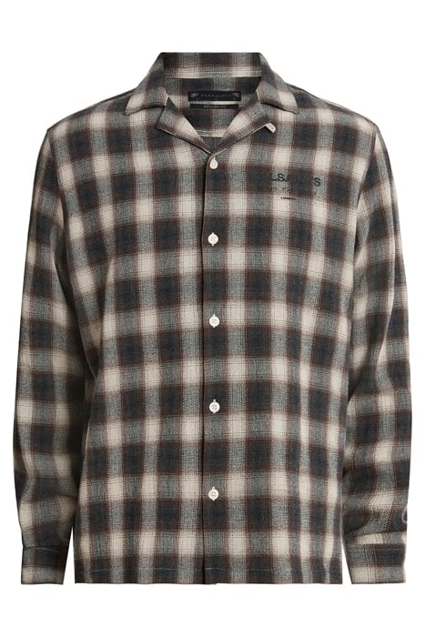 UNDRGRND LS CH SHIRT BISON RED 4