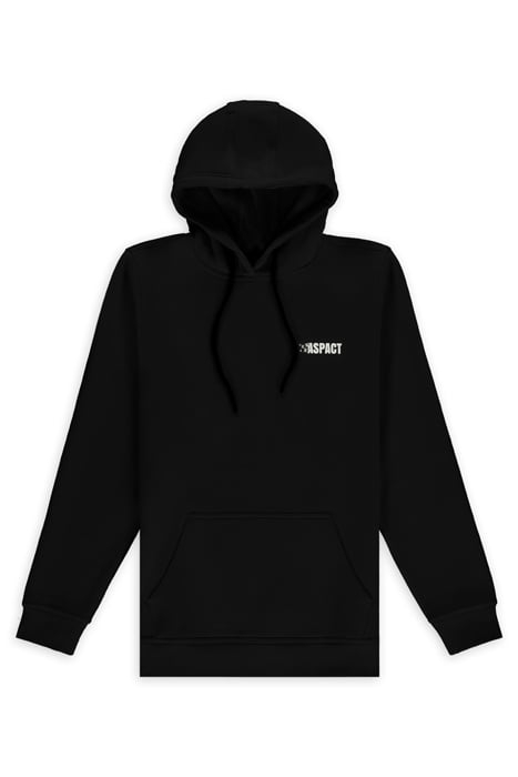 OUTLINE HOODIE BLACK 1