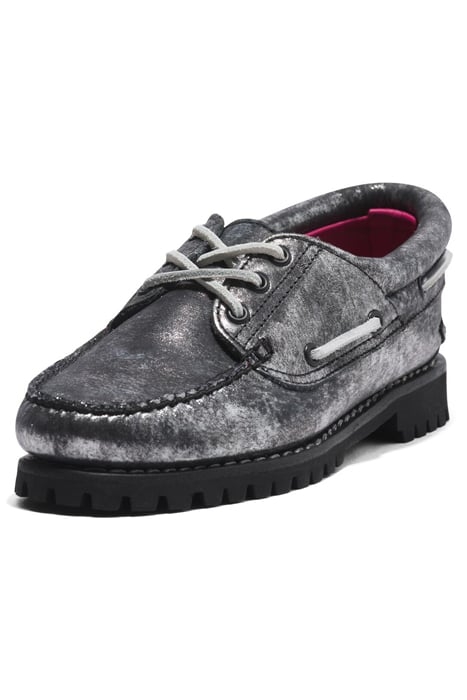 NOREEN BOAT SHOE BLACK METALLIC 2
