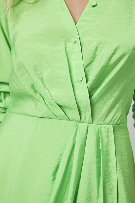 SUKA MIDI DRESS GREEN FLARE 3