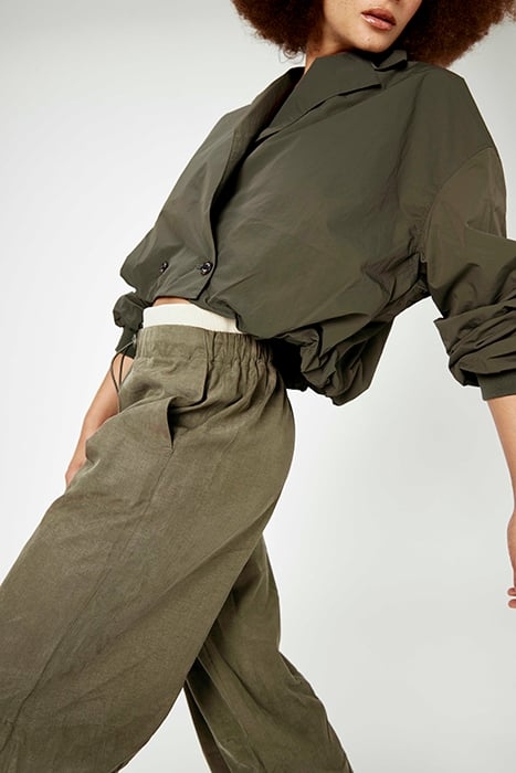 CROPPED BLAZER JACKET OIL GREY 5