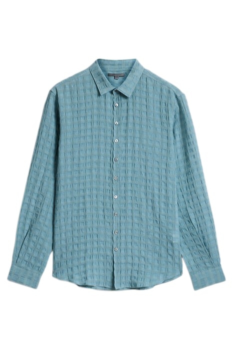 MULTI BUTTON SLIM FIT SHIRT SEA GREEN HT 2