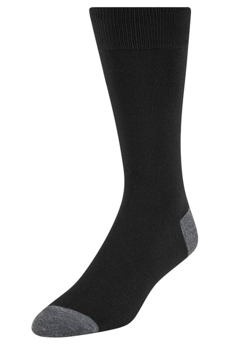 6PK MENS NON TERRY CREW BLACK 2