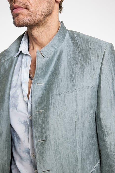 SLIM FIT SINGLE BREASTED CUT-AWAY JACKET VAPOR 3