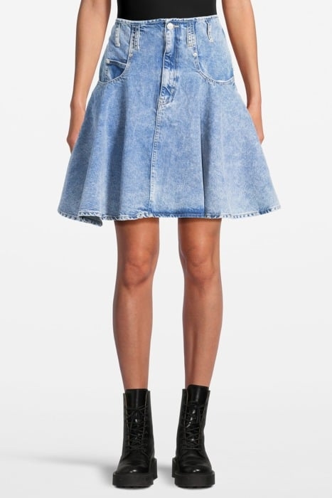 COTTON SKIRT BLUE 1