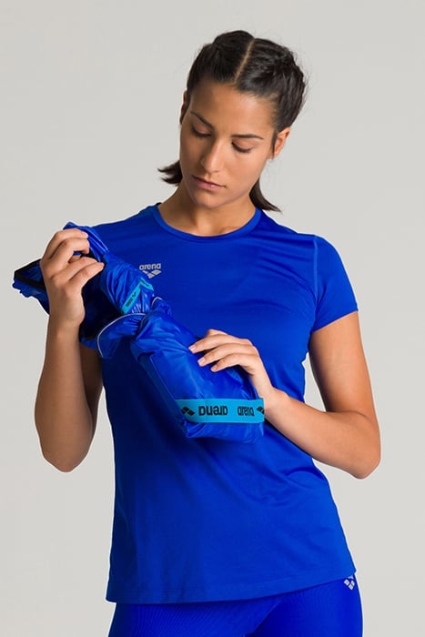 W GILET NEON BLUE-BLACK 4