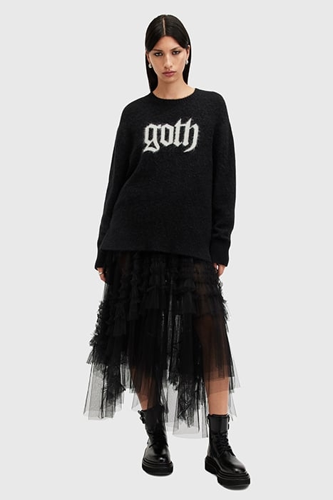 GOTH JUMPER BLACK 5