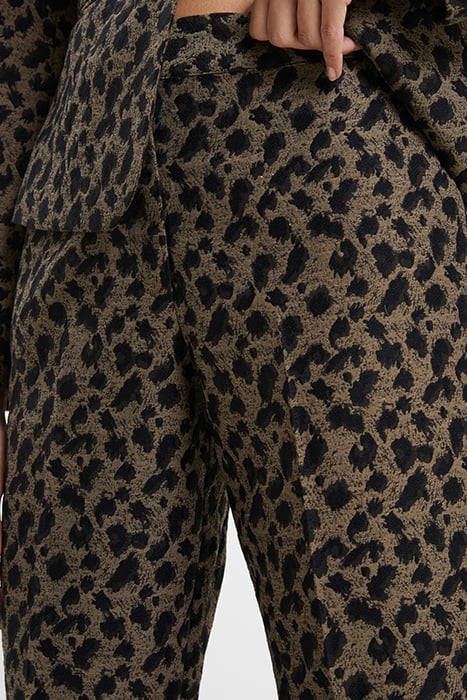 ESTELLA JACQUARD TROUSERS BLACK 3