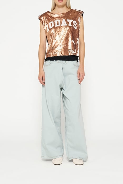 CROSS DENIM PANTS SEA FOAM 2