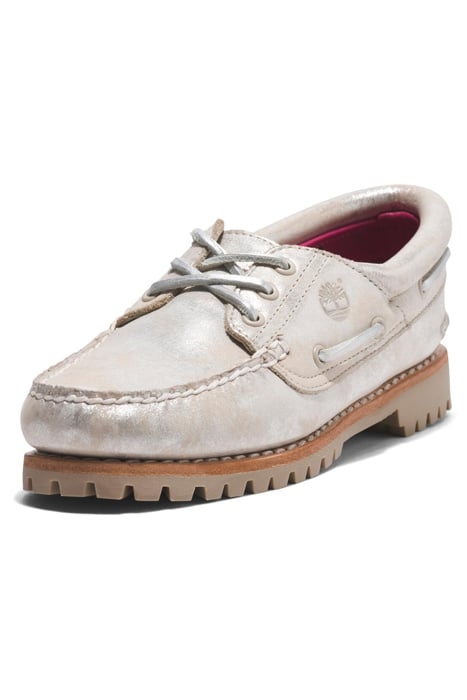 NOREEN BOAT SHOE NATURAL METALLIC 7