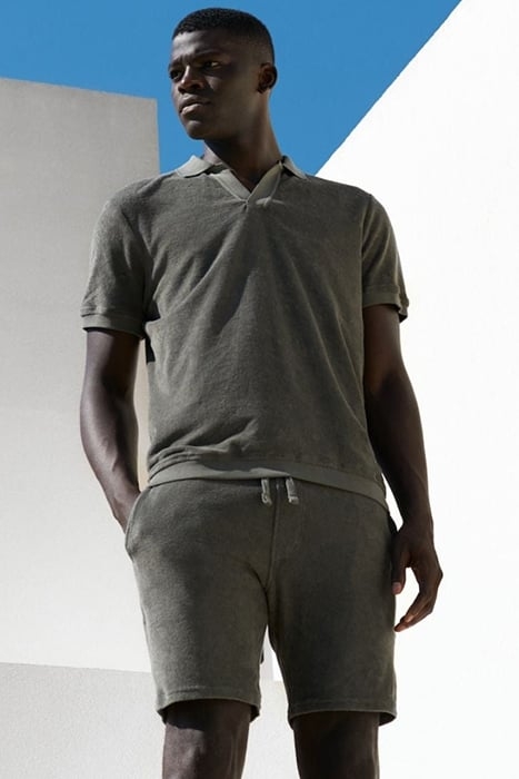 DAY | TOWELLING SHORTS ARMY GREEN 1