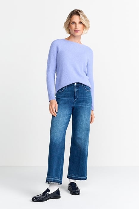 COZY CREW NECK RECYCLED FROSTY LAVENDER 2