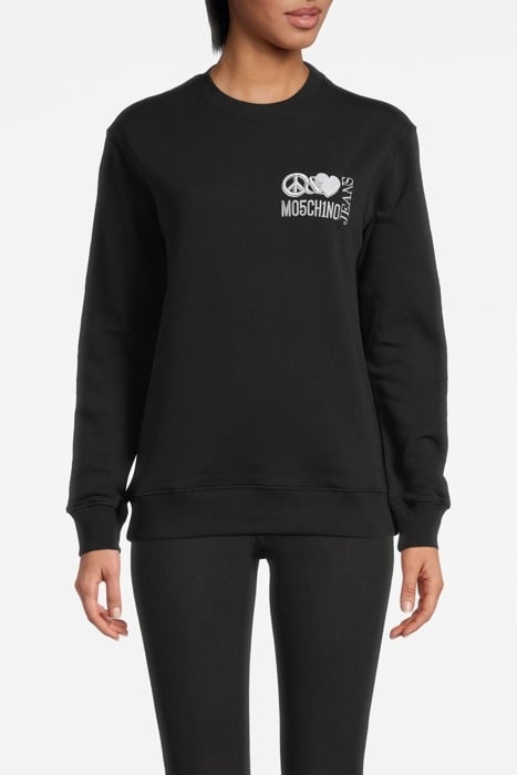 COTTON SWEATSHIRT BLACK 1