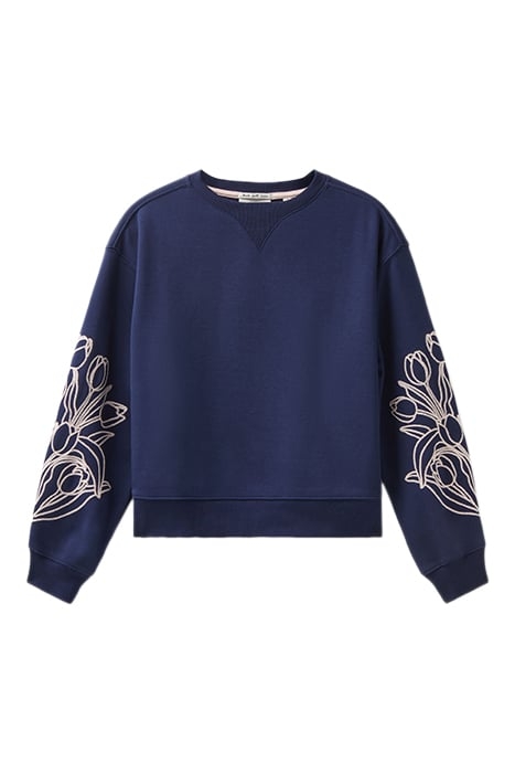 CREWNECK SWEATSHIRT MARITIME BLUE 3