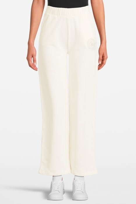 KL LOUNGE WIDE LEG SWEATPANTS OFF WHITE 1