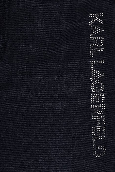 SKINNY LOGO DENIM BLACK 3