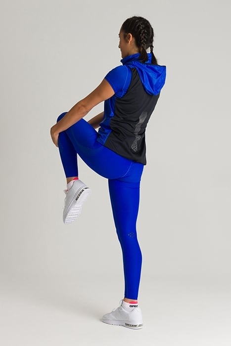 W GILET NEON BLUE-BLACK 5