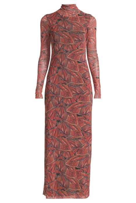 FYA WING MESH DRESS RED 3