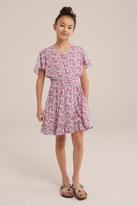 DRESS MID LENGTH PINK 2