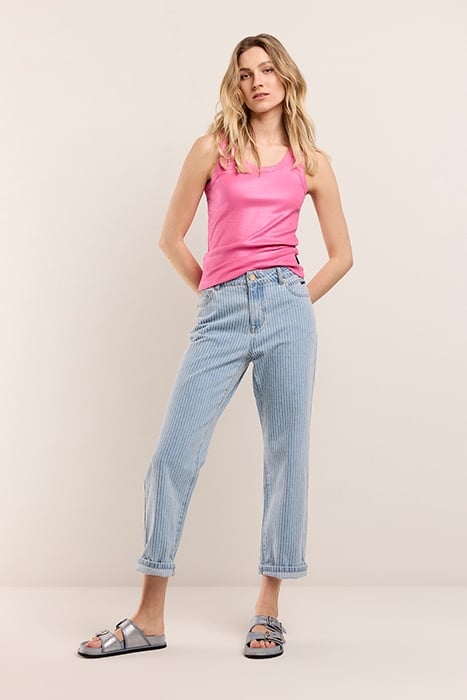 SLIM FIT JEANS LIGHT COTTON SHINE DENIM 1