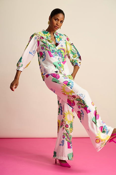 PANTS - SICILIAN LOVE MULTI COLOUR 5