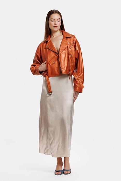 MELISSA JACKET APRICOT CRUSH METALIC 2