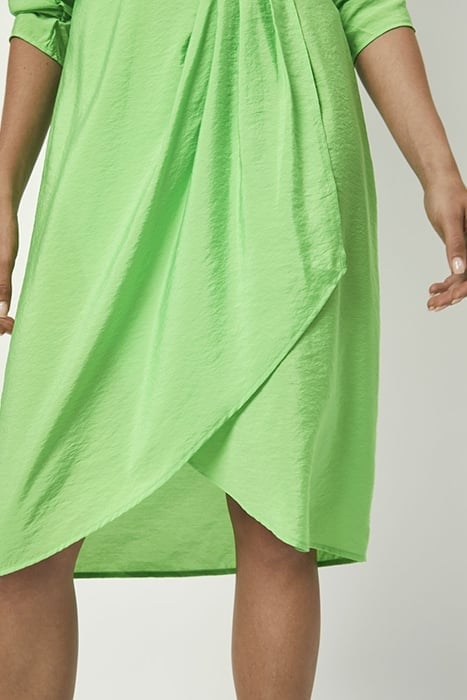 SUKA MIDI DRESS GREEN FLARE 4