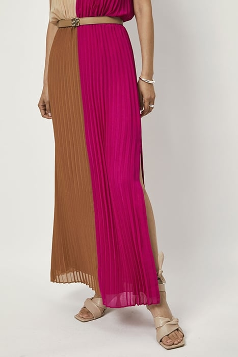 RUELLE COLOURBLOCK DRESS HIBISCUS PINK 4