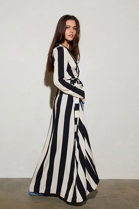 ZORA WRAP DRESS BEIGE 4