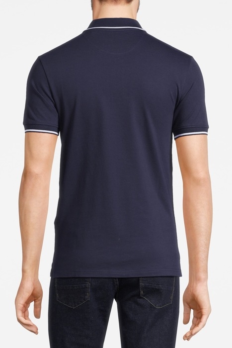 TIPPED POLO SHIRT NAVY/ WHITE 2